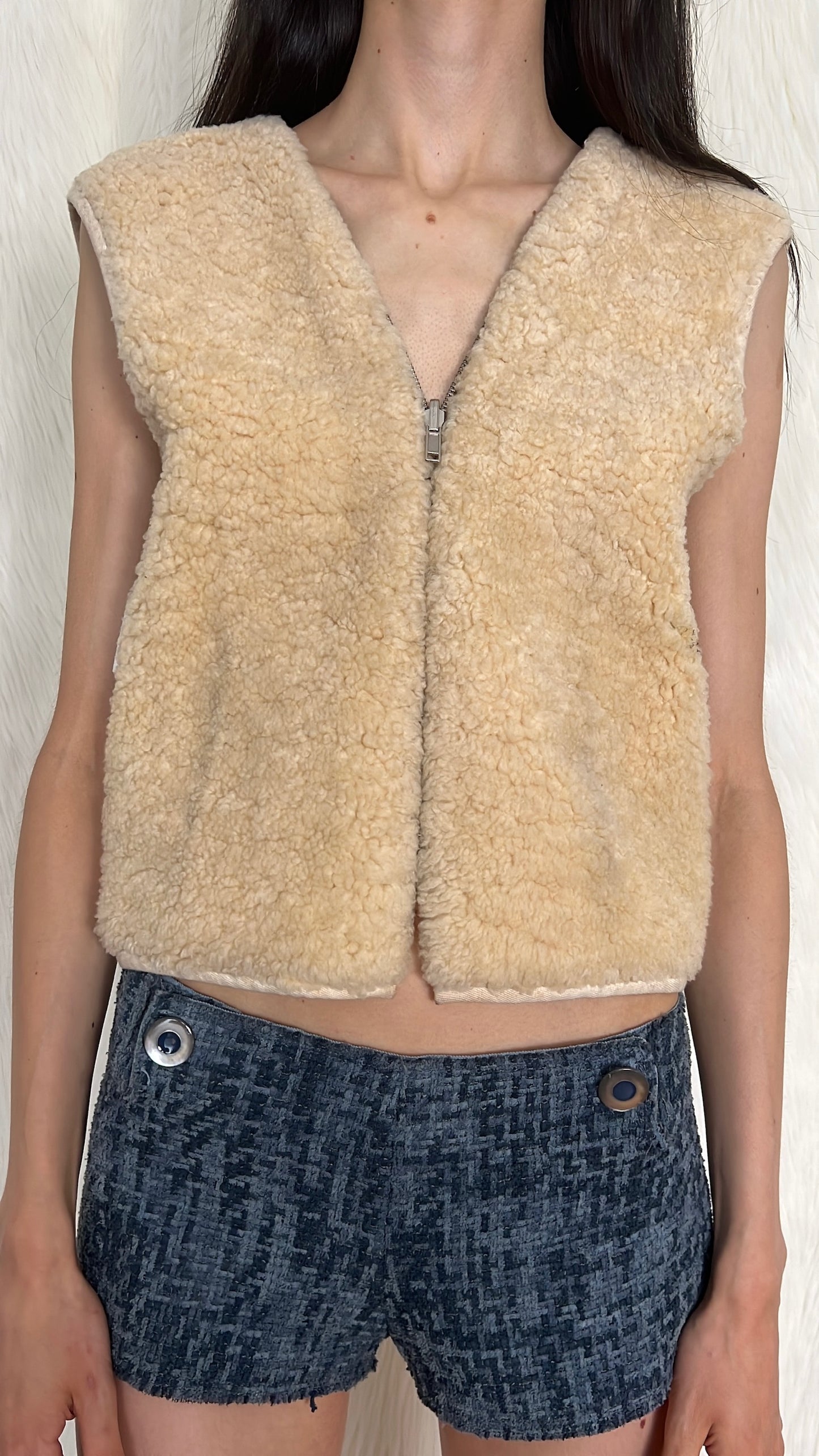 MAISON MARTIN MARGIELA F/W1999 SHEARLING VEST