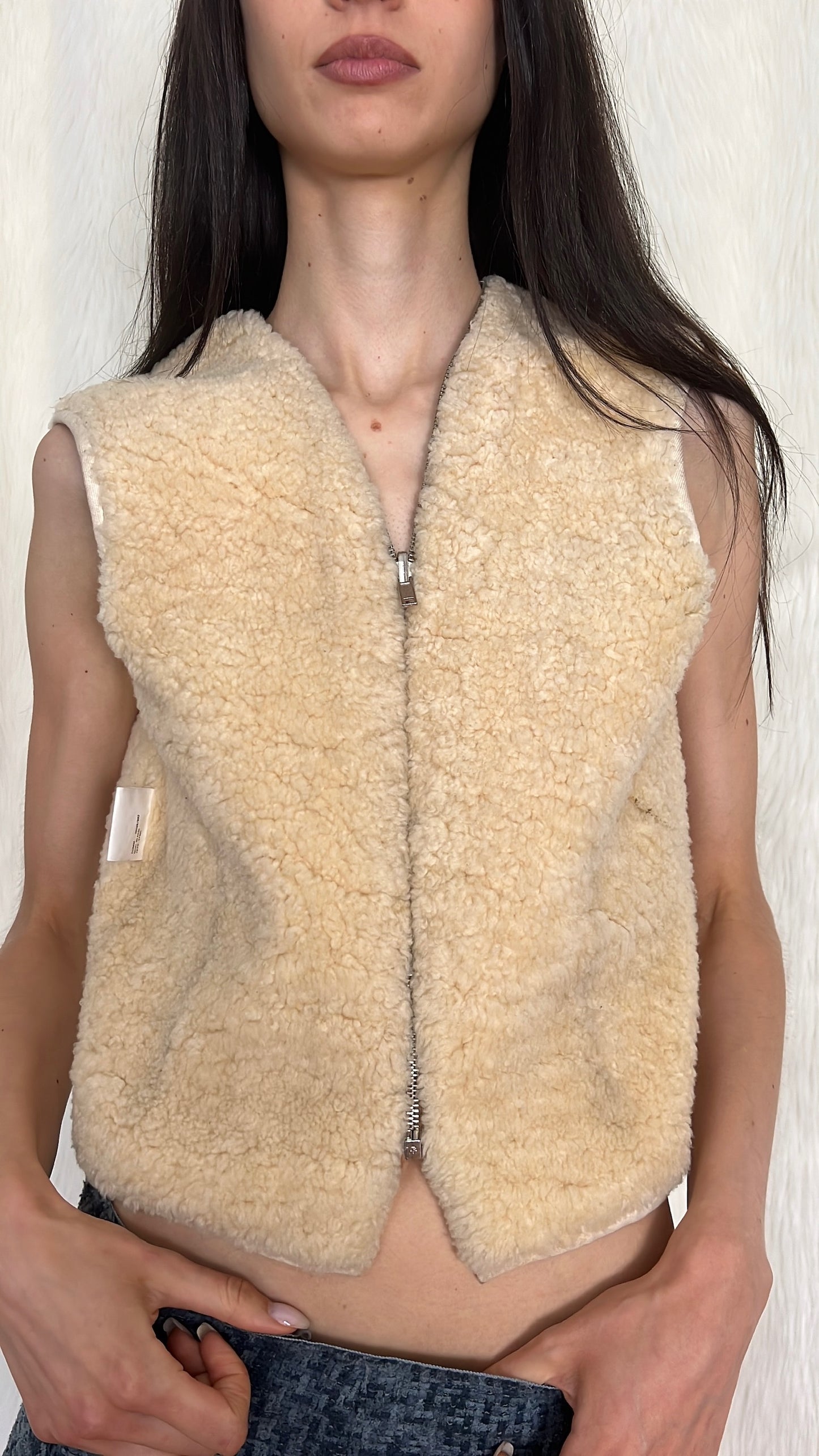 MAISON MARTIN MARGIELA F/W1999 SHEARLING VEST