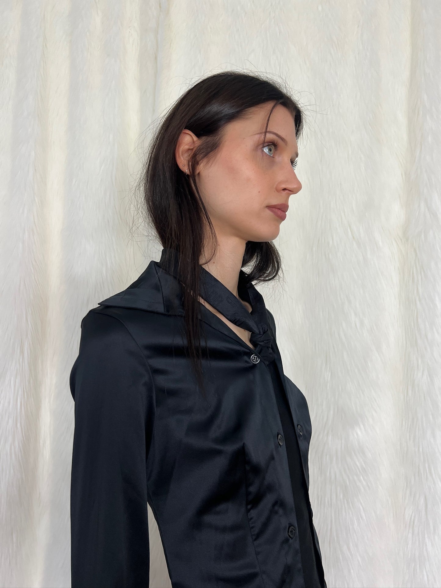 DIRK BIKKEMBERGS F/W2005 TIE BLOUSE