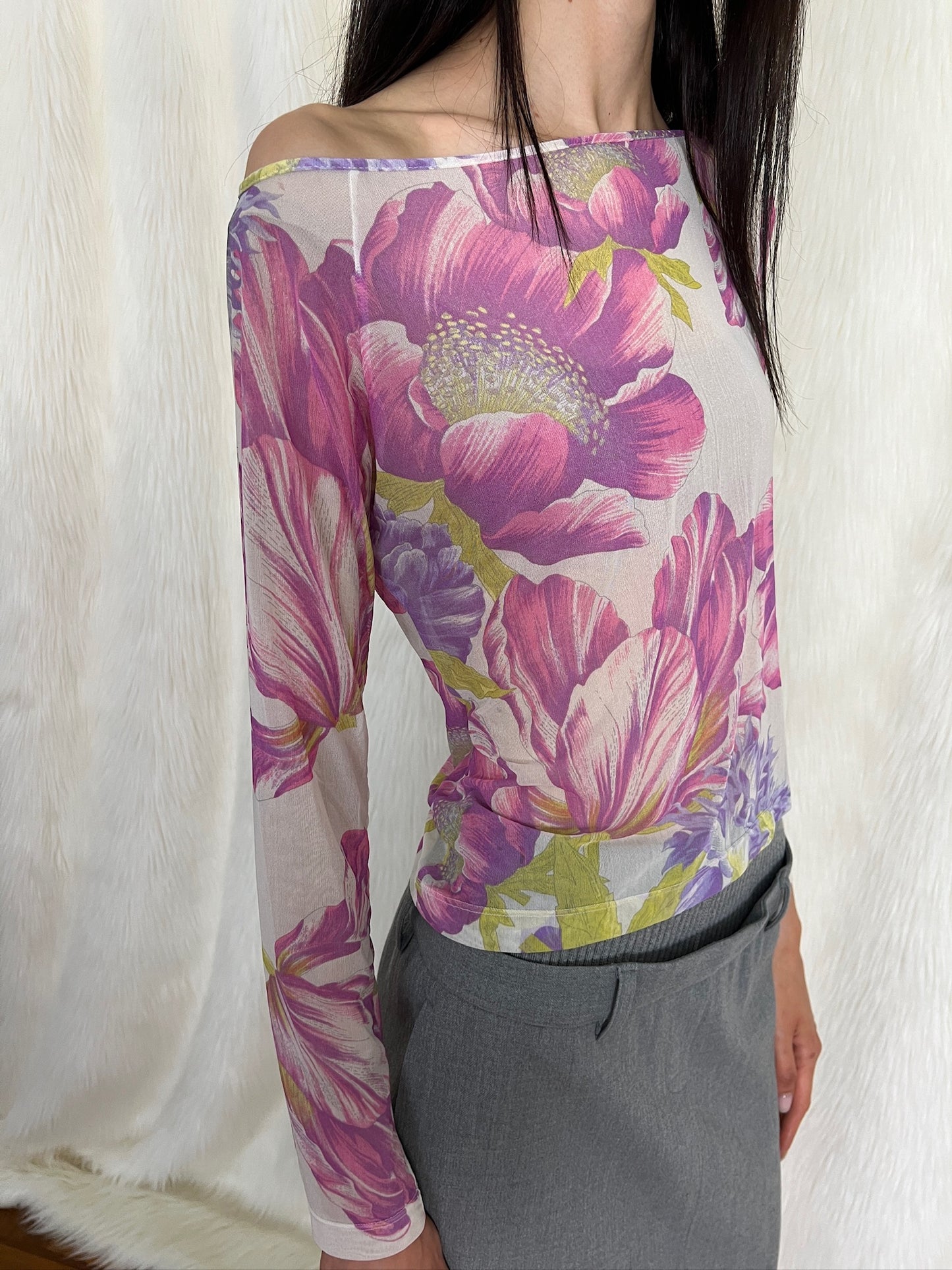 GIANFRANCO FERRE S/S2000 MESH TOP