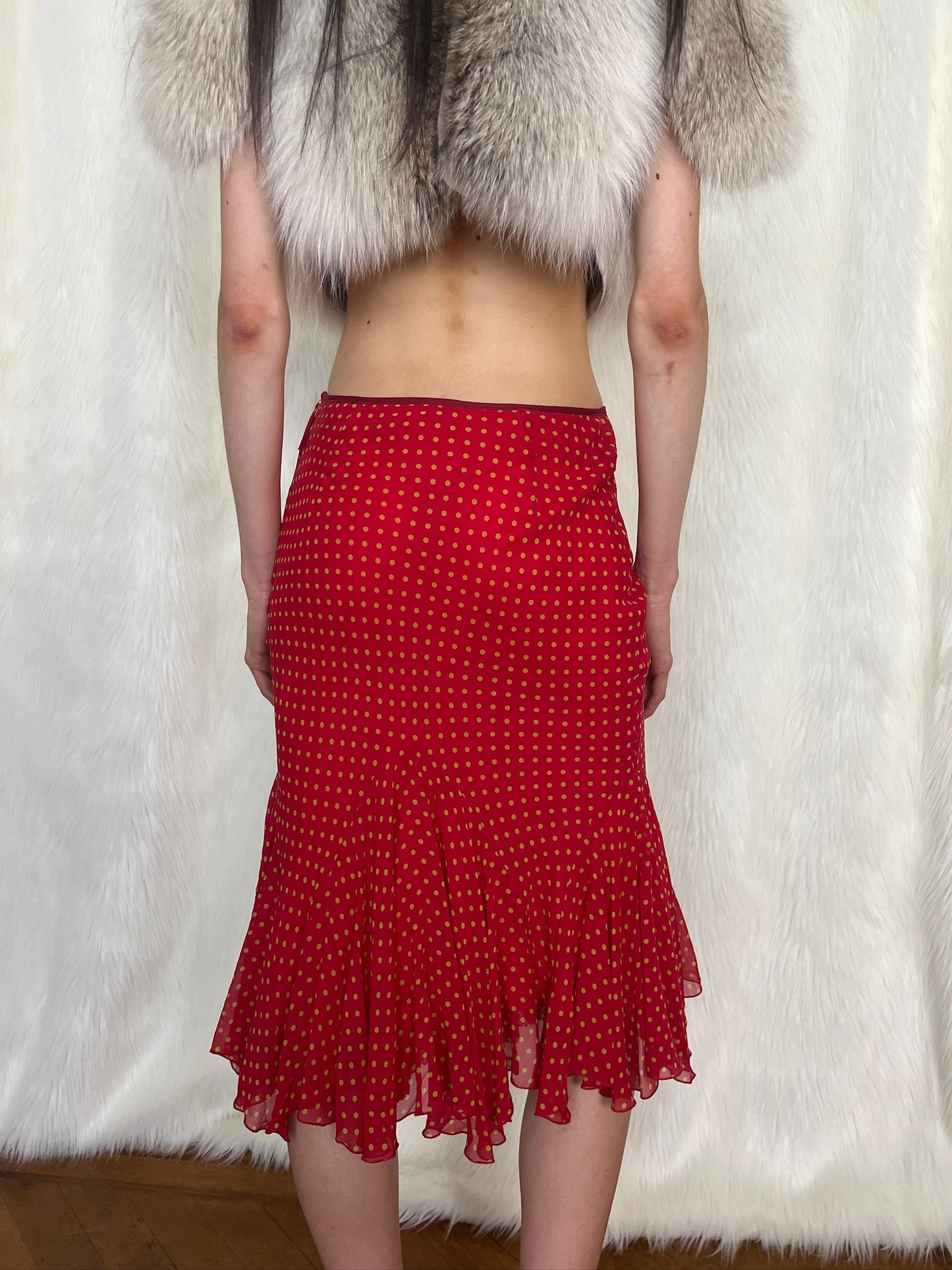 PAUL SMITH F/W2005 SILK SKIRT