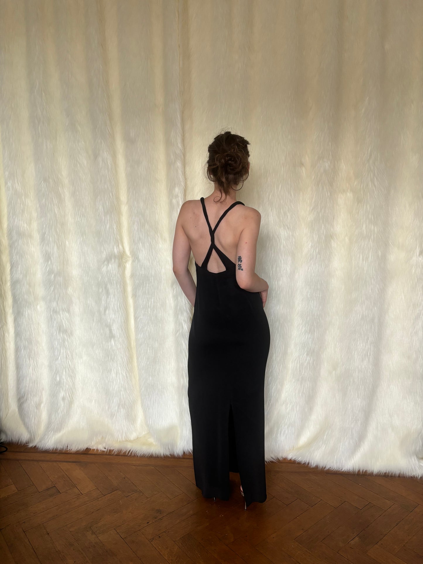 EMPORIO ARMANI SILK MAXI DRESS