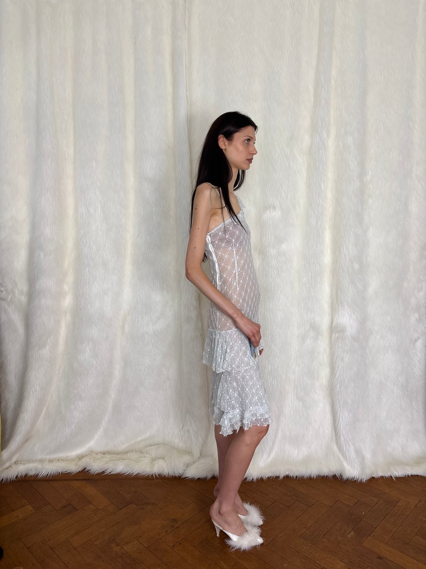 BALENCIAGA S/S2001 LACE DRESS