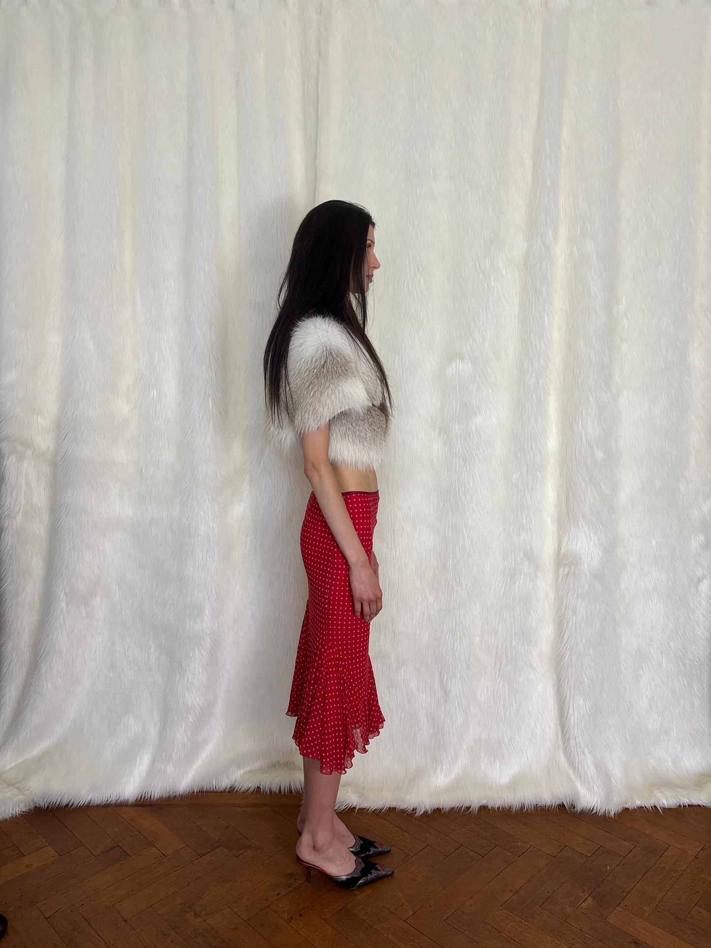 PAUL SMITH F/W2005 SILK SKIRT