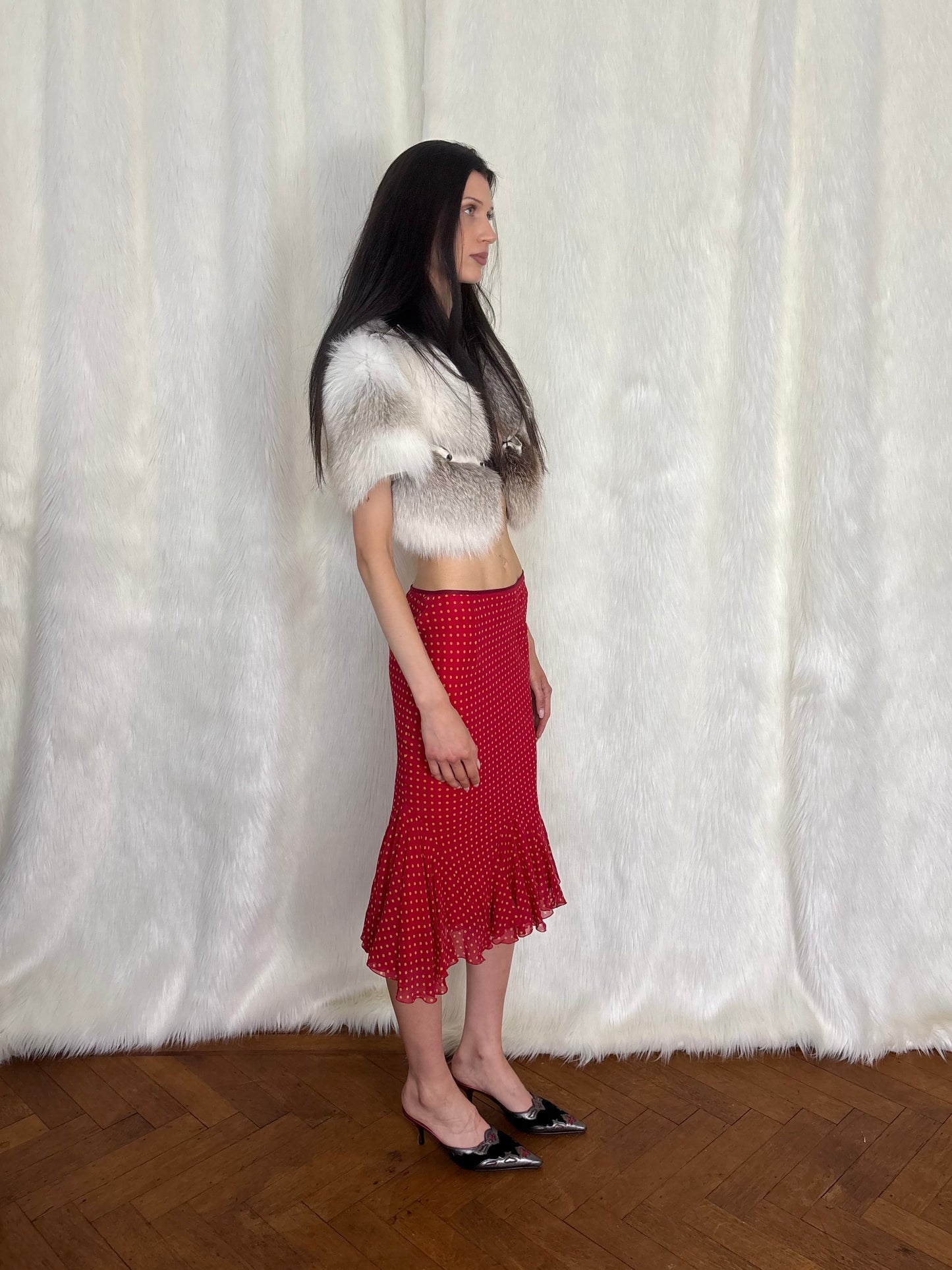 PAUL SMITH F/W2005 SILK SKIRT