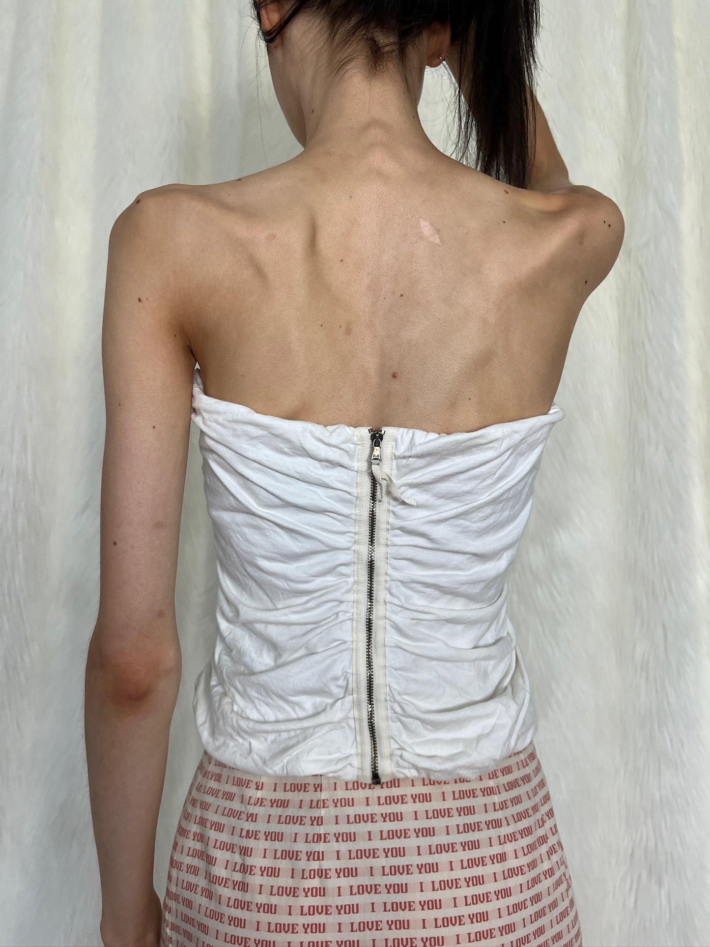 CHLOÉ S/S1999 I LOVE YOU SKIRT