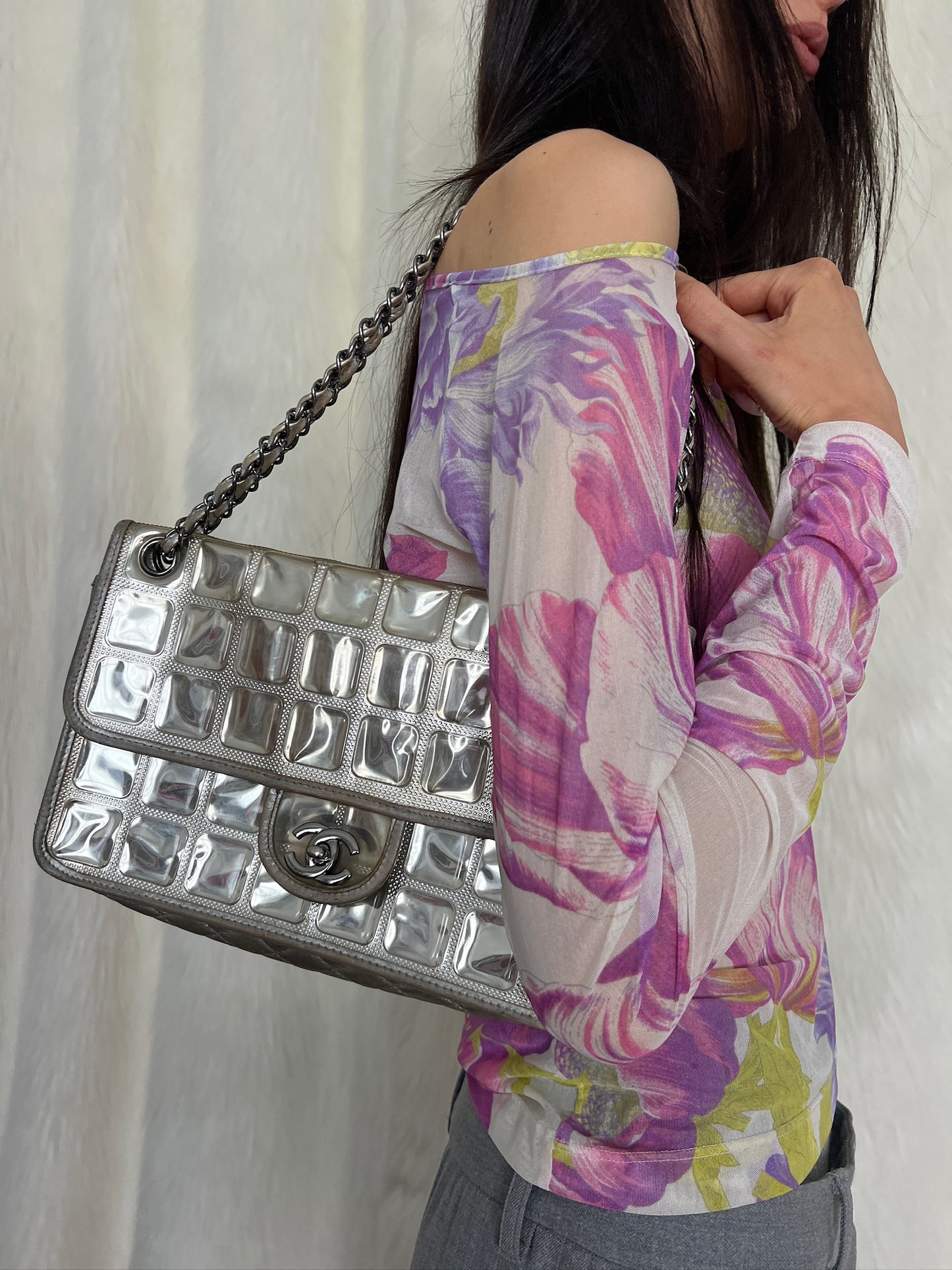 CHANEL ICE CUBE FLAP BAG