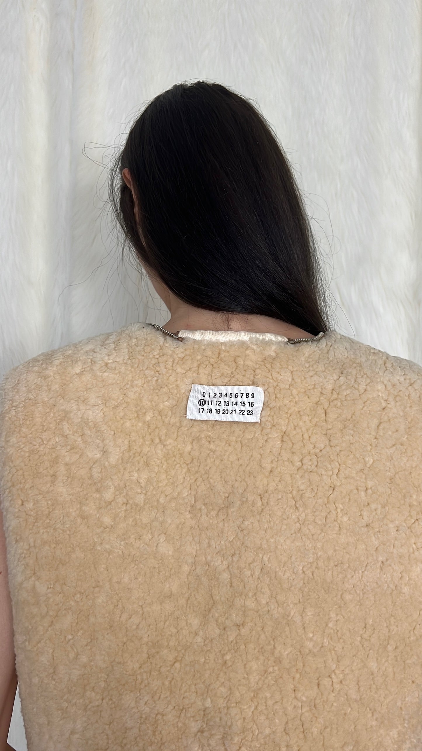 MAISON MARTIN MARGIELA F/W1999 SHEARLING VEST