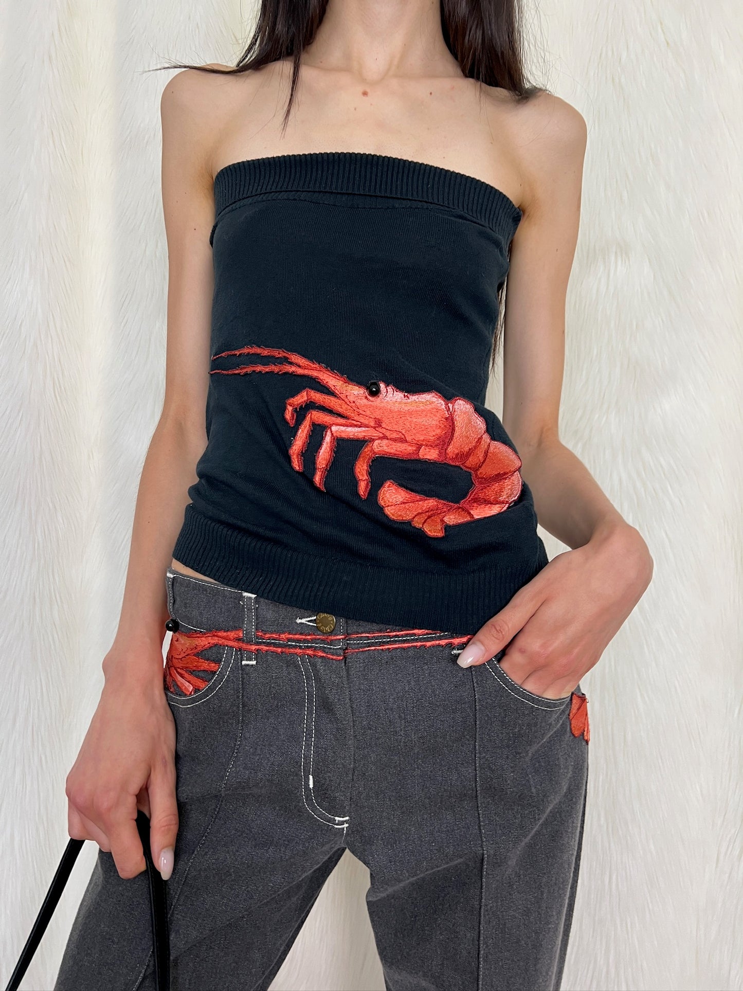 CHLOÉ 2001 SHRIMP TUBE TOP