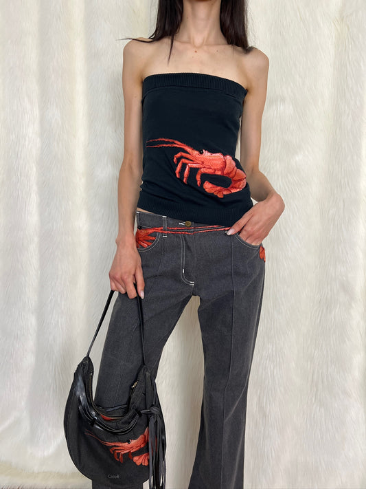 CHLOÉ 2001 SHRIMP TUBE TOP