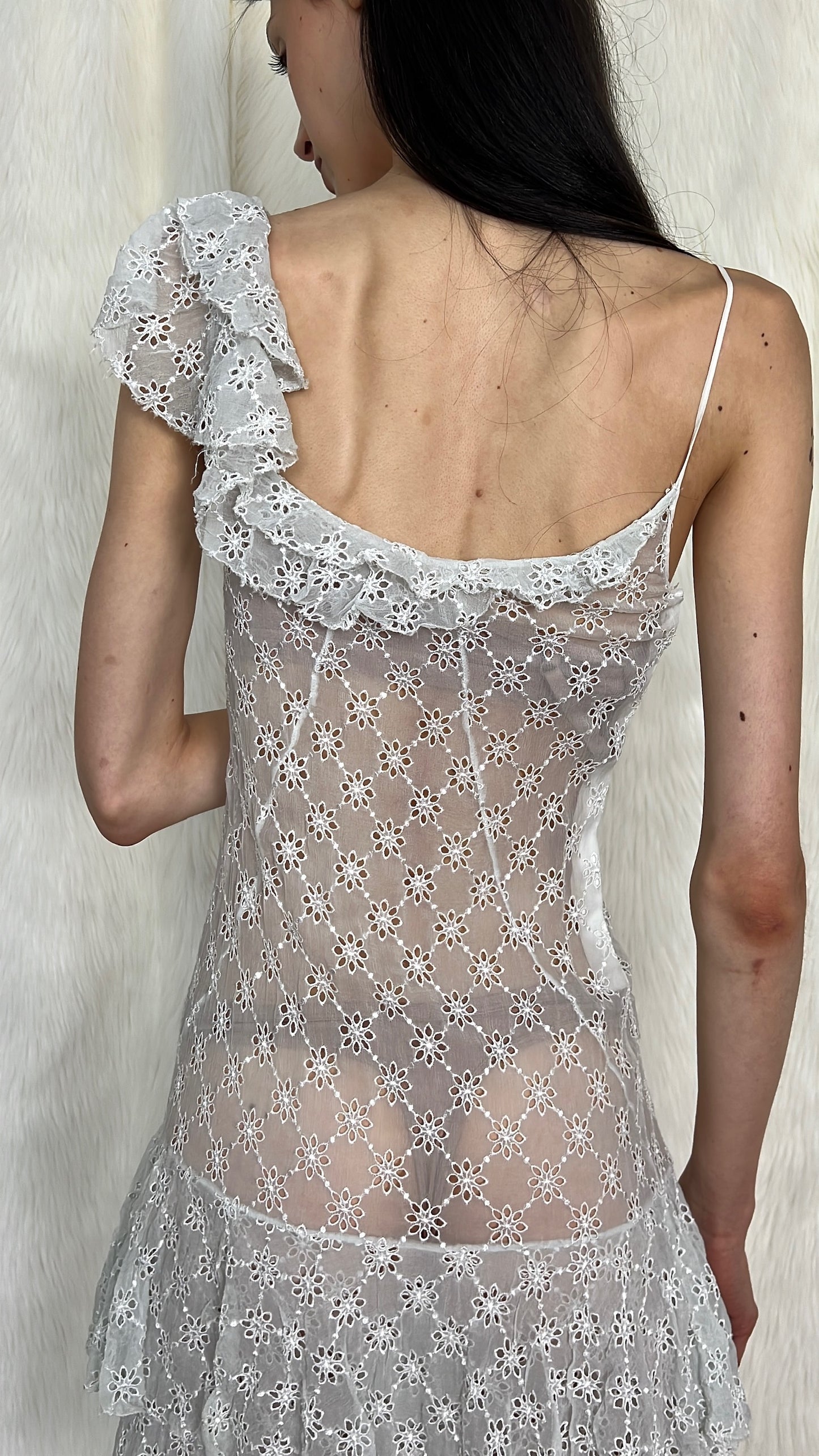 BALENCIAGA S/S2001 LACE DRESS