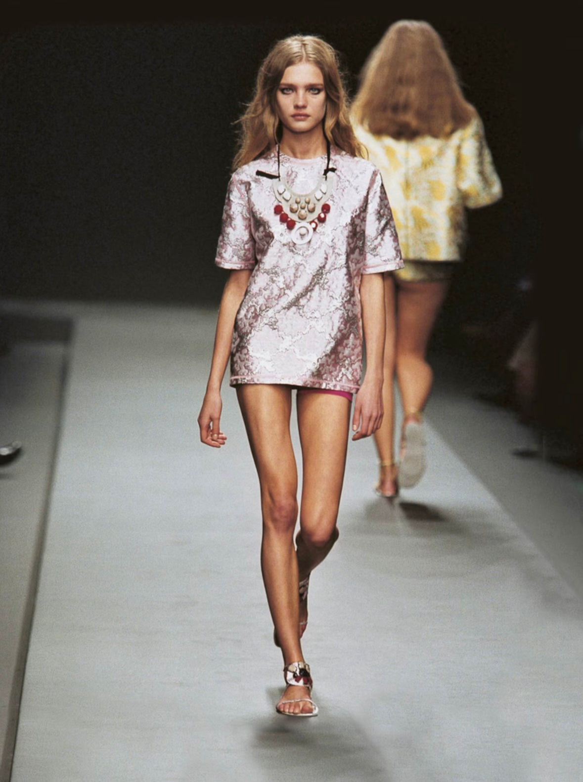 PRADA SS2003 BROCADE SHORTS