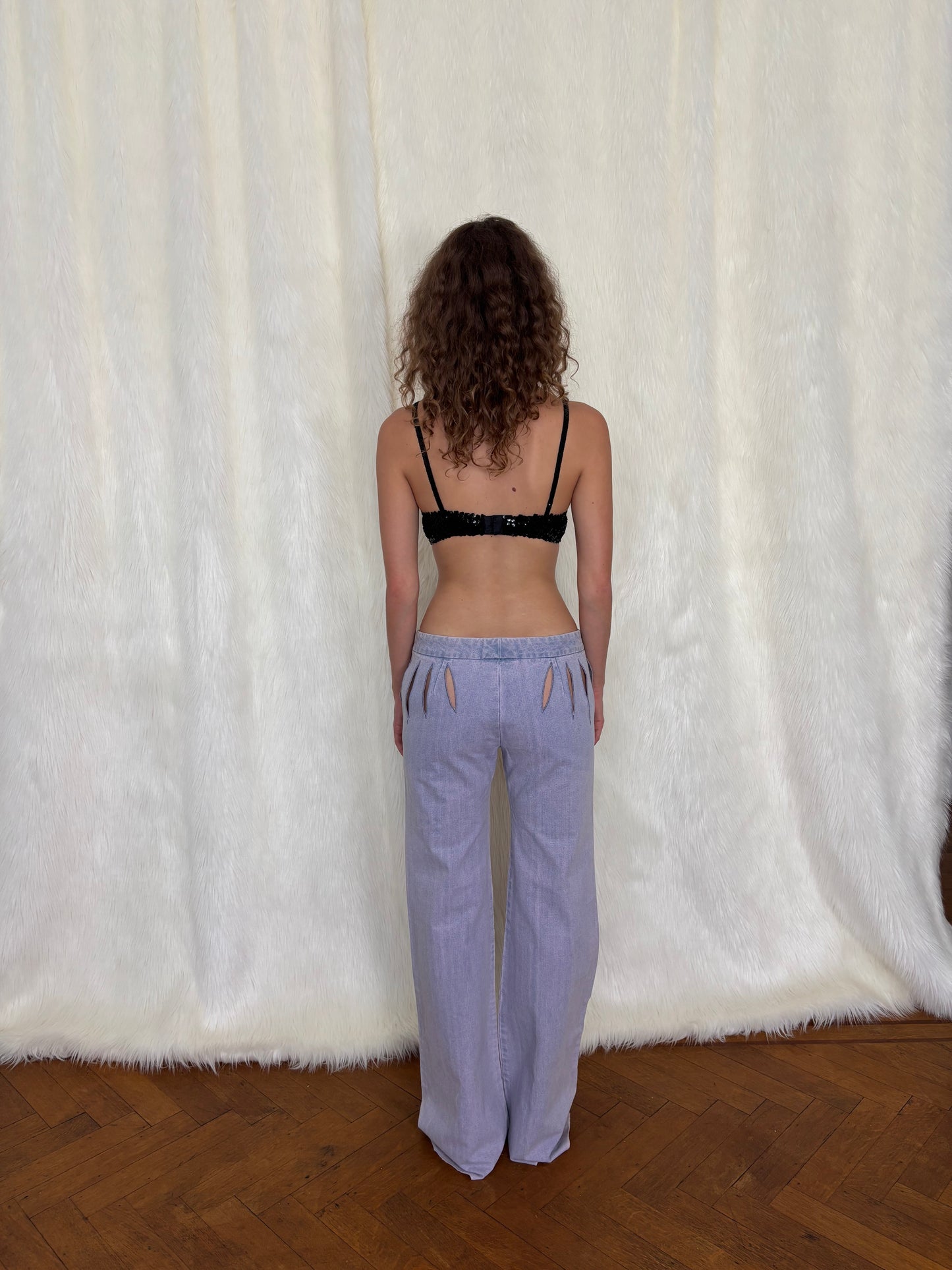 CHLOÉ S/S2002 CUT OUT TROUSERS