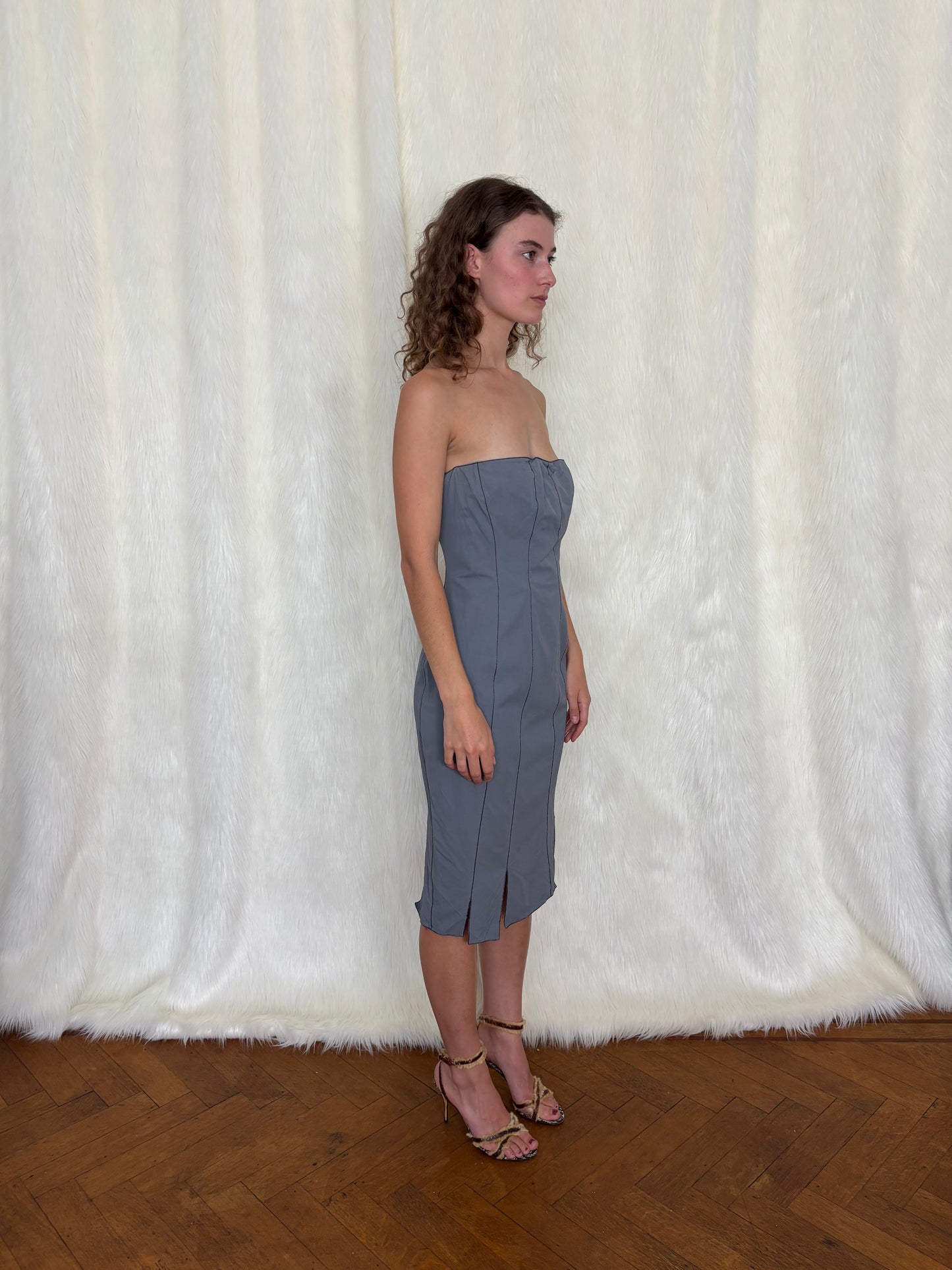 PRADA STRAPLESS DRESS