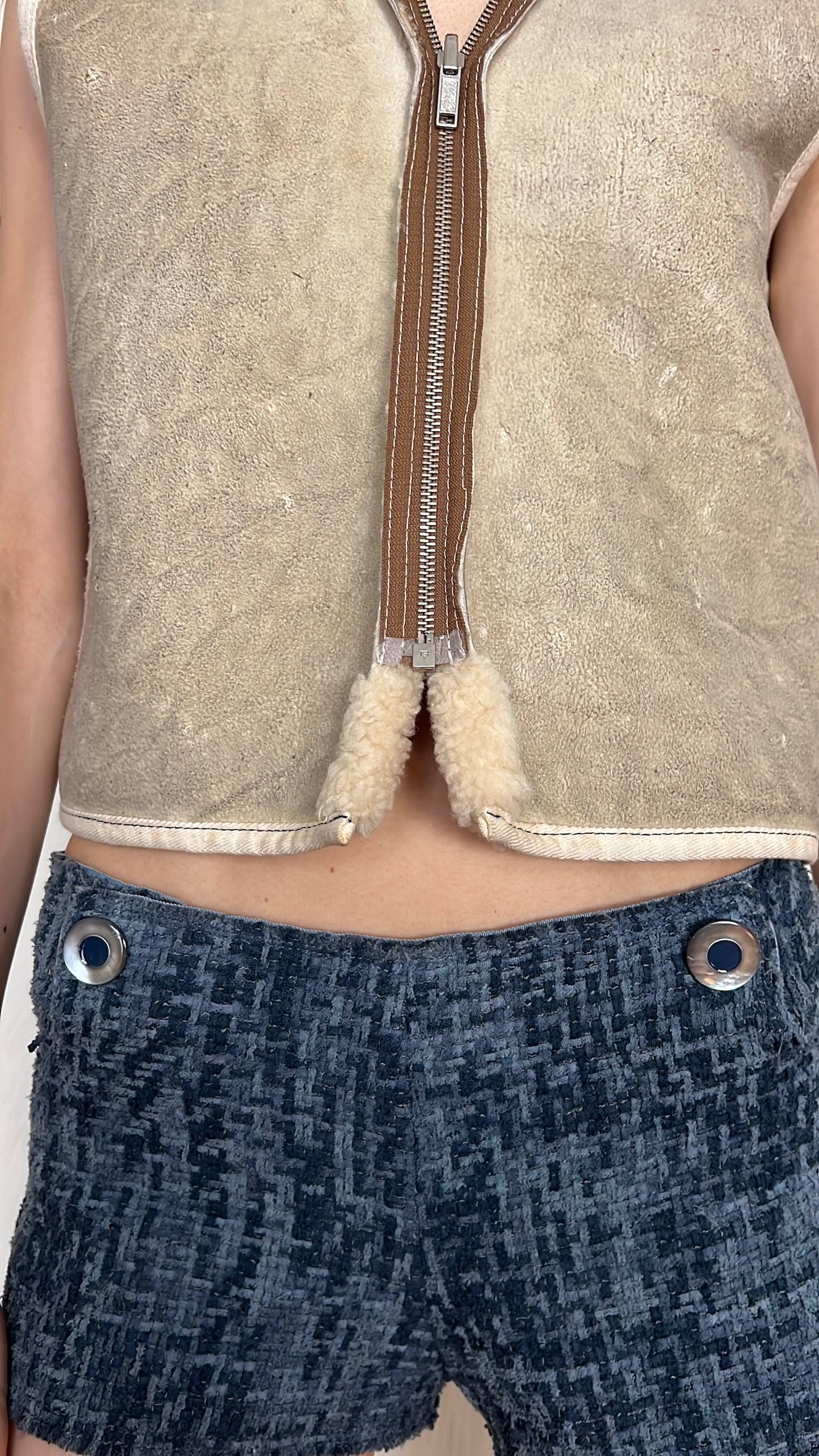 MAISON MARTIN MARGIELA F/W1999 SHEARLING VEST
