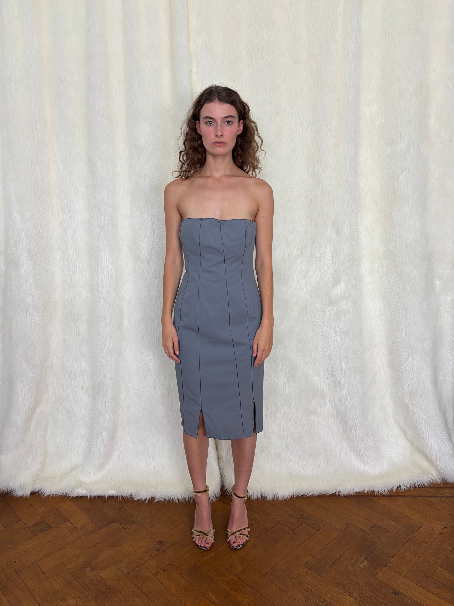 PRADA STRAPLESS DRESS
