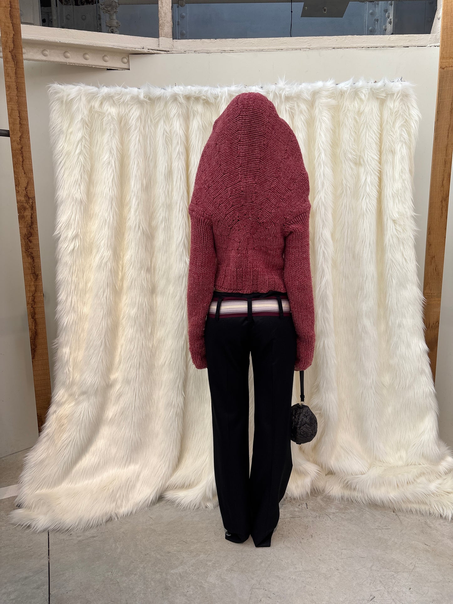 DRIES VAN NOTEN F/W2000 HOODED CARDIGAN