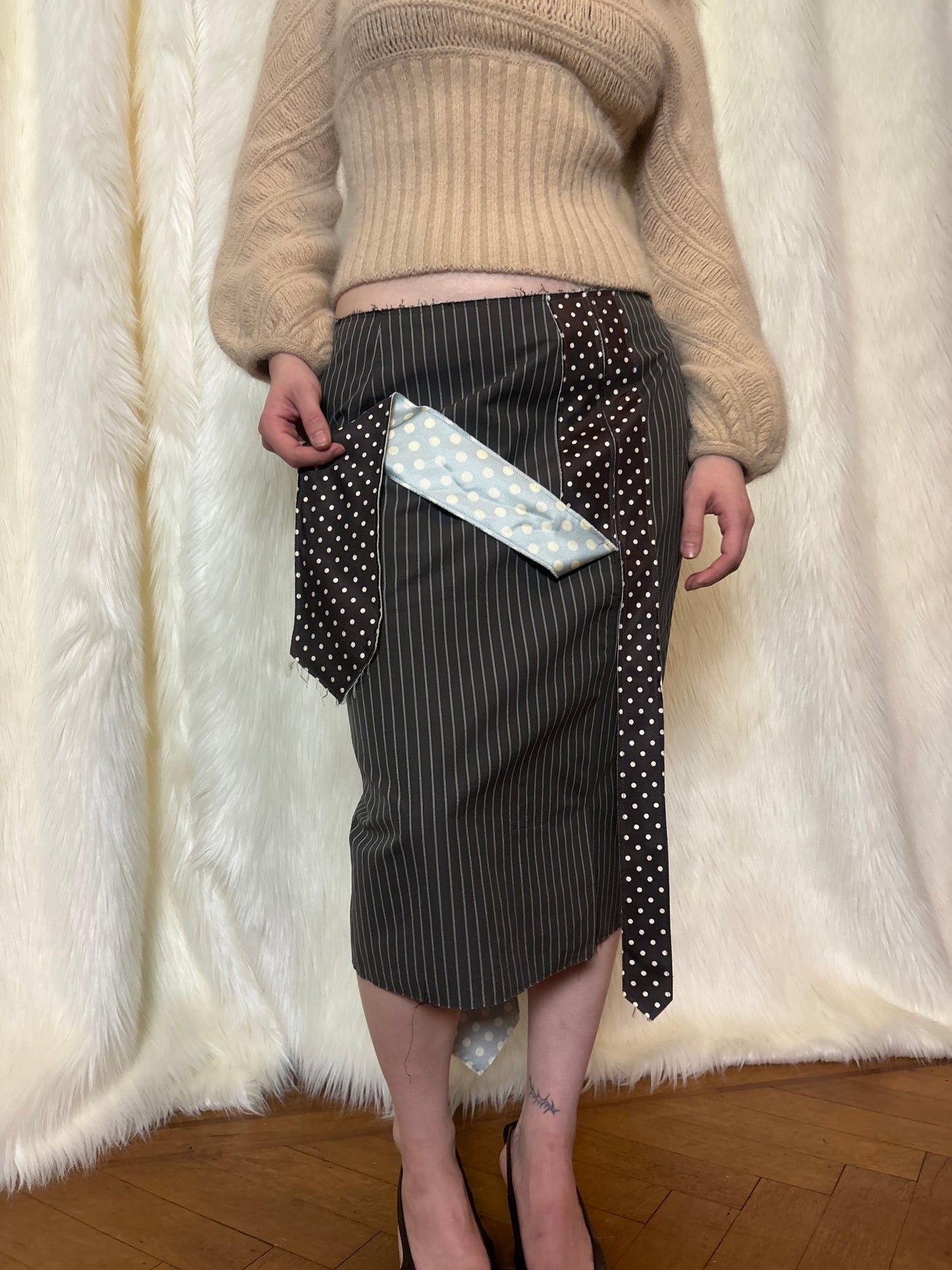 Paul Smith ss2003 tie skirt