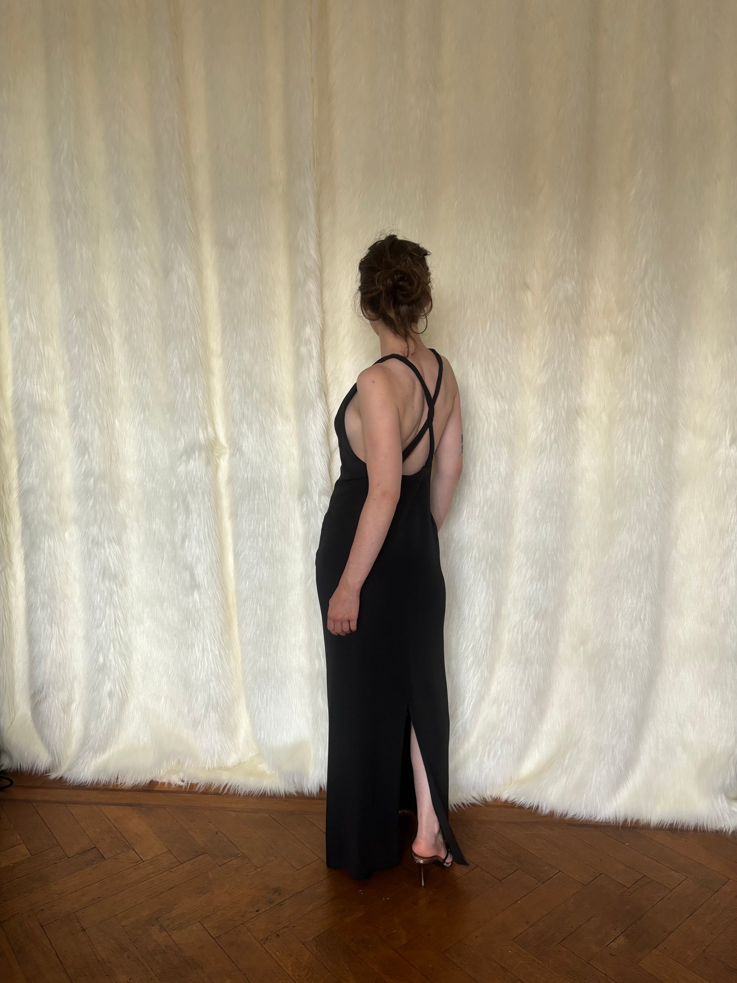 EMPORIO ARMANI SILK MAXI DRESS