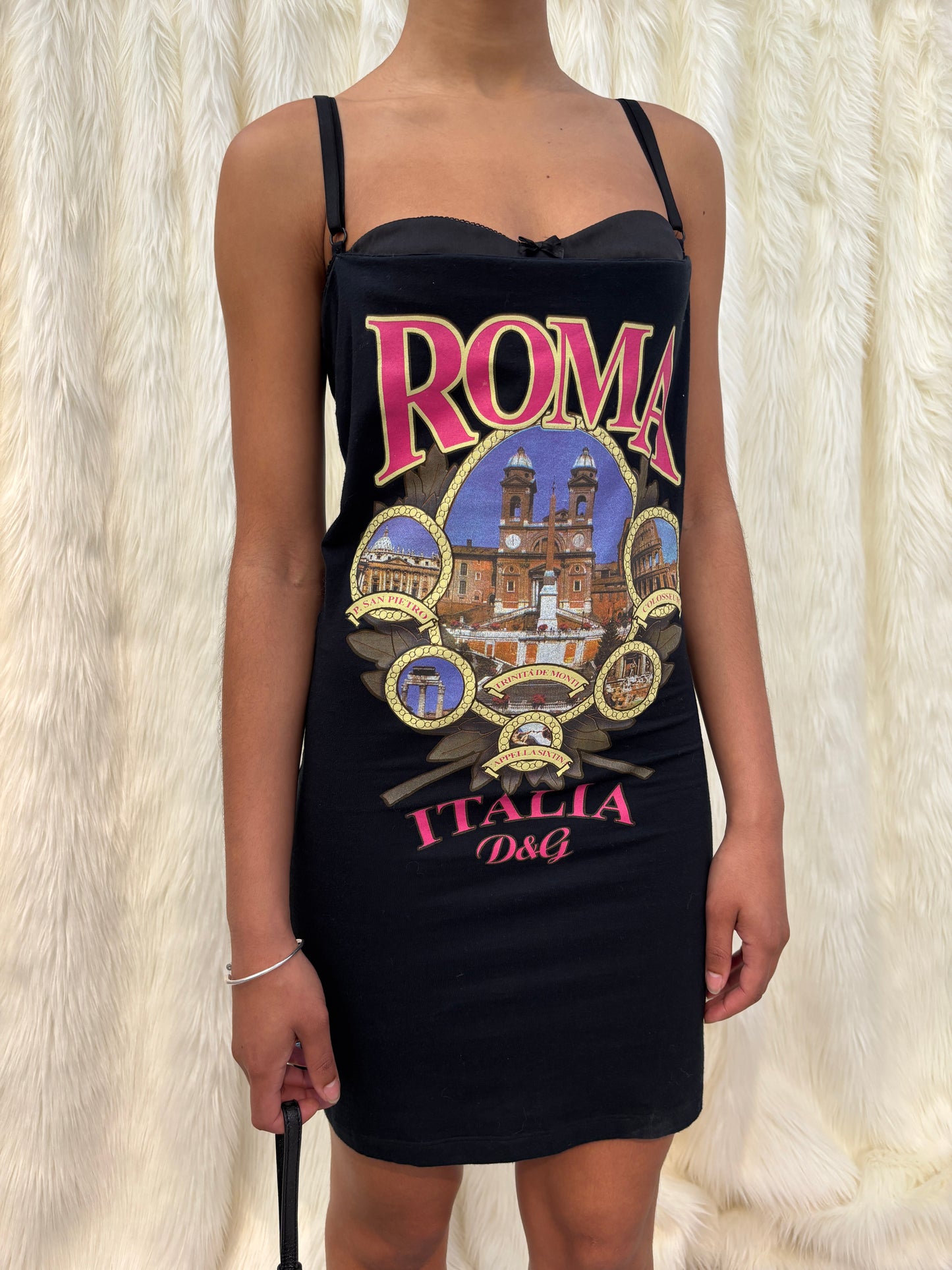 D&G S/S2003 BUILT IN BRA DRESS