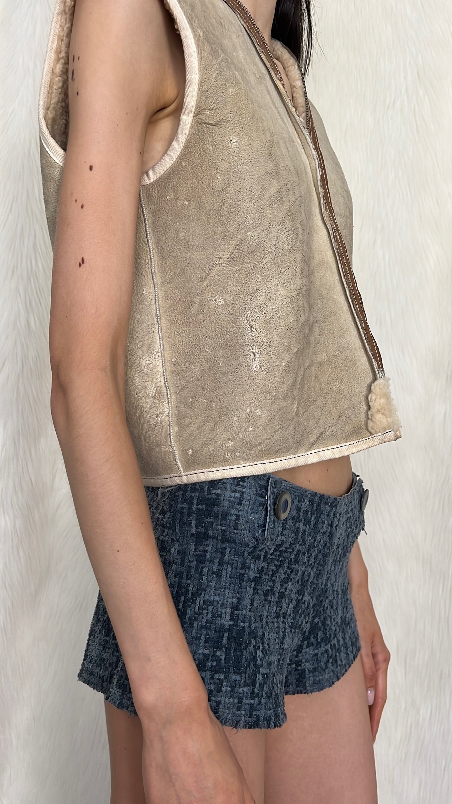 MAISON MARTIN MARGIELA F/W1999 SHEARLING VEST
