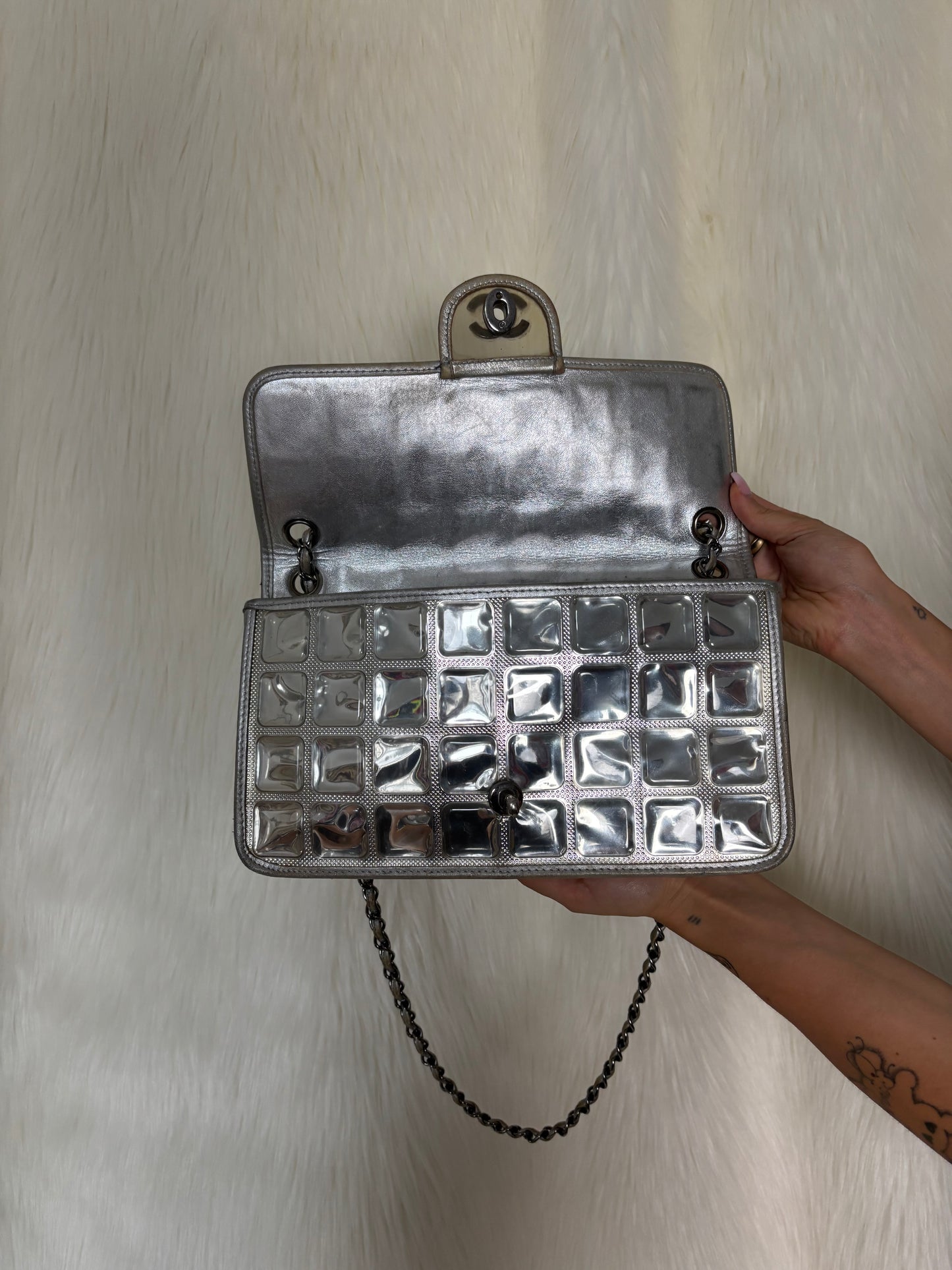 CHANEL ICE CUBE FLAP BAG