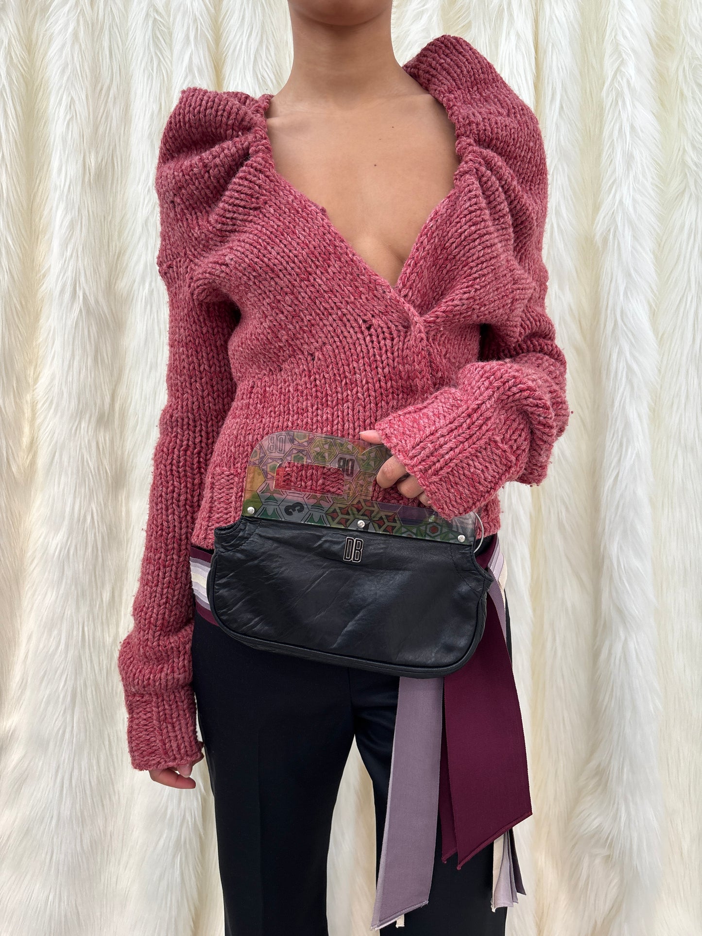 DRIES VAN NOTEN F/W2000 HOODED CARDIGAN