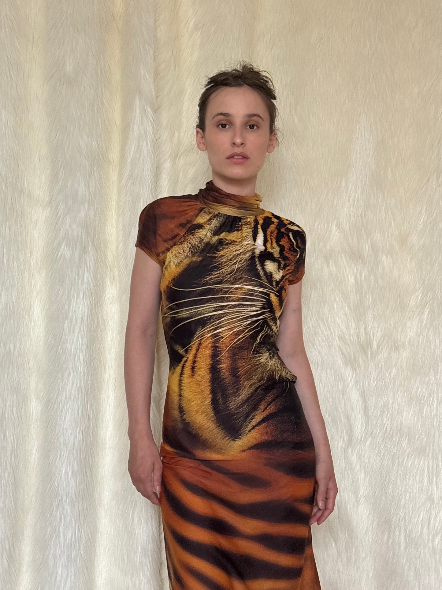 ROBERTO CAVALLI FW2000 TIGER DRESS