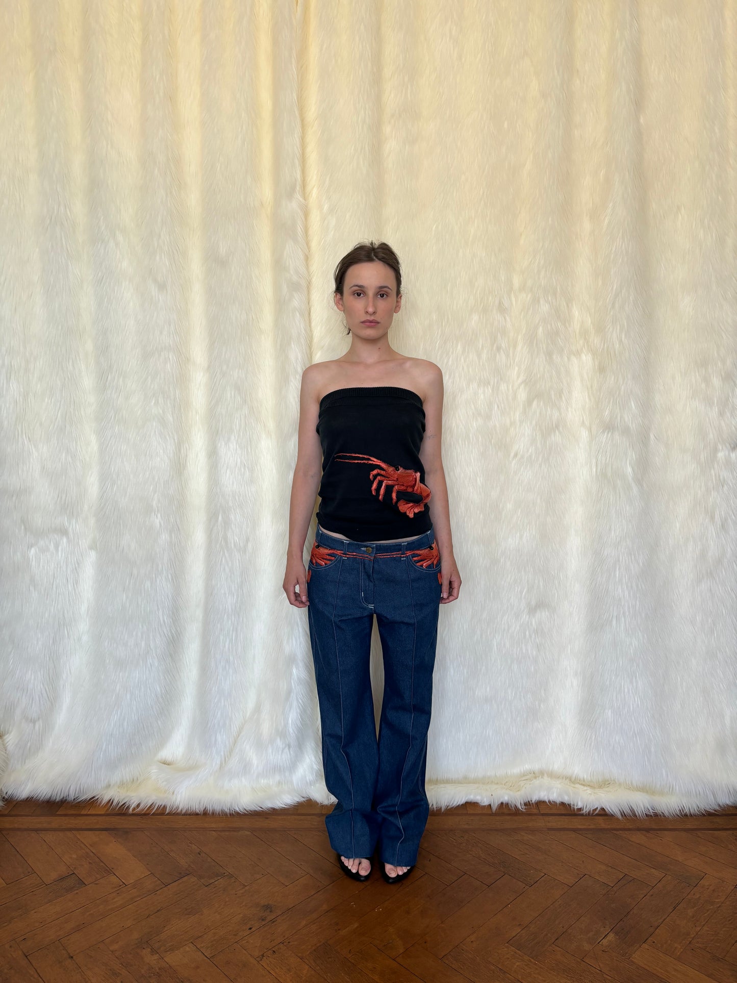 CHLOÉ SS2001 SHRIMP TROUSERS