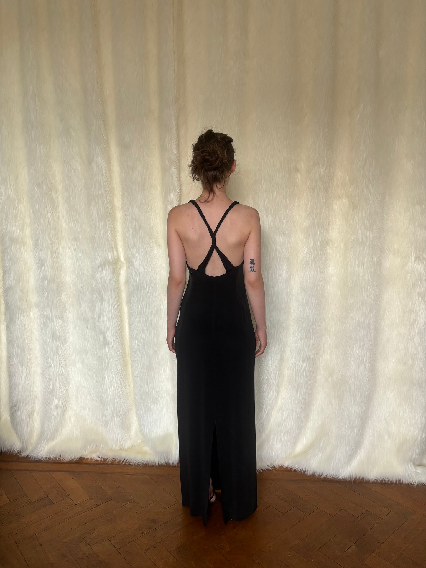 EMPORIO ARMANI SILK MAXI DRESS