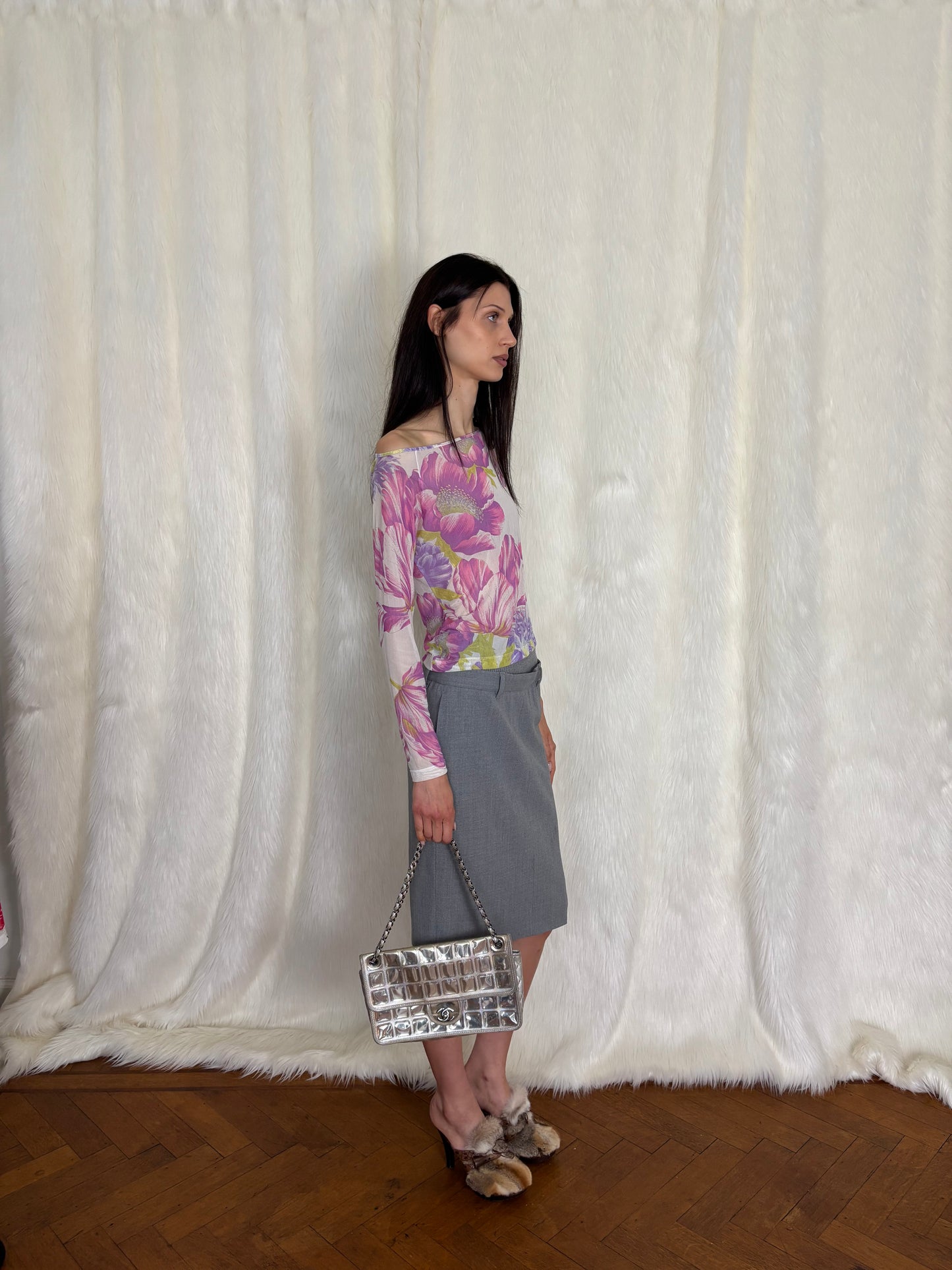 GIANFRANCO FERRE S/S2000 MESH TOP
