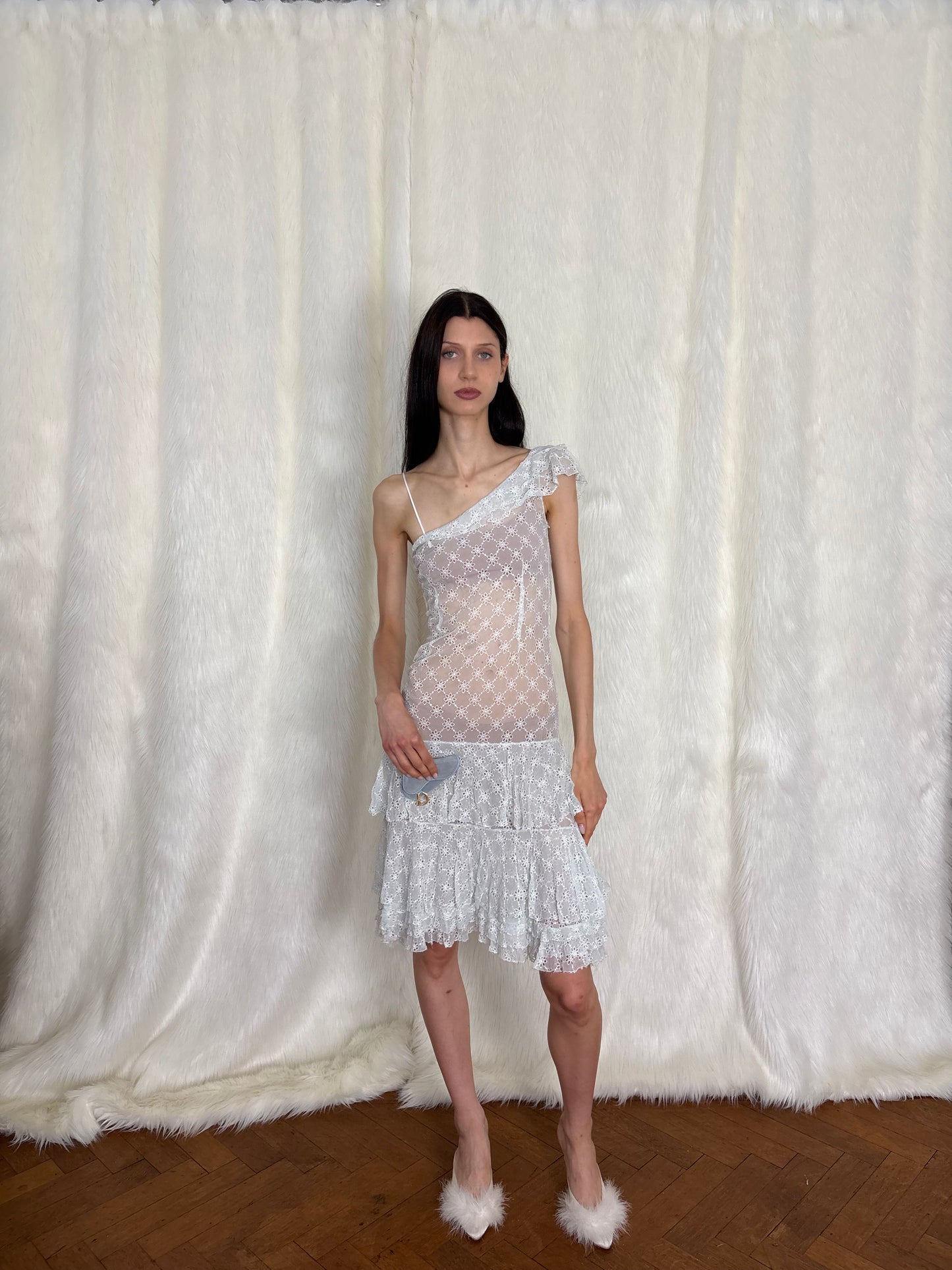 BALENCIAGA S/S2001 LACE DRESS