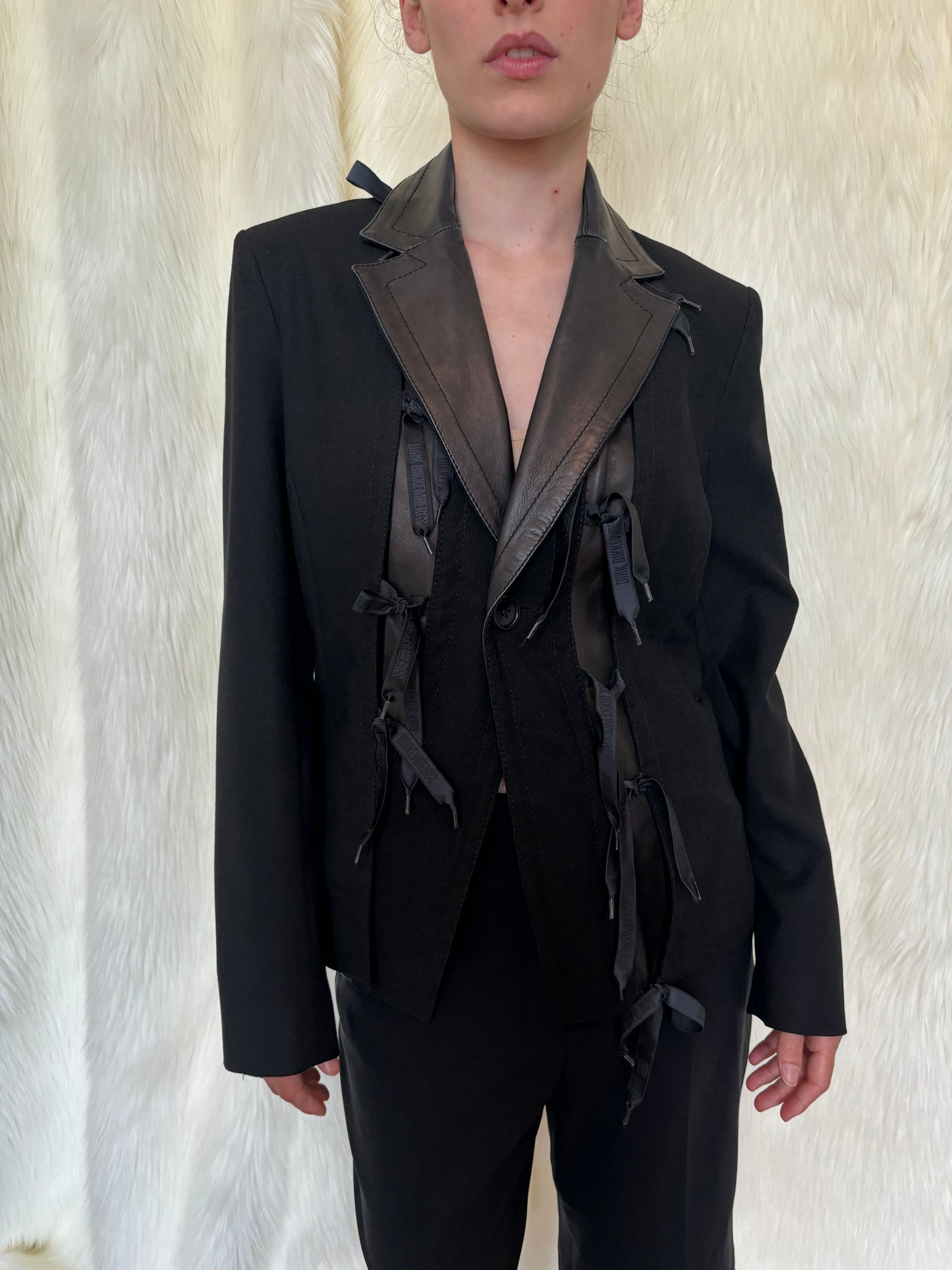 DIRK BIKKEMBERGS FW2003 DECONSTRUCTABLE BLAZER