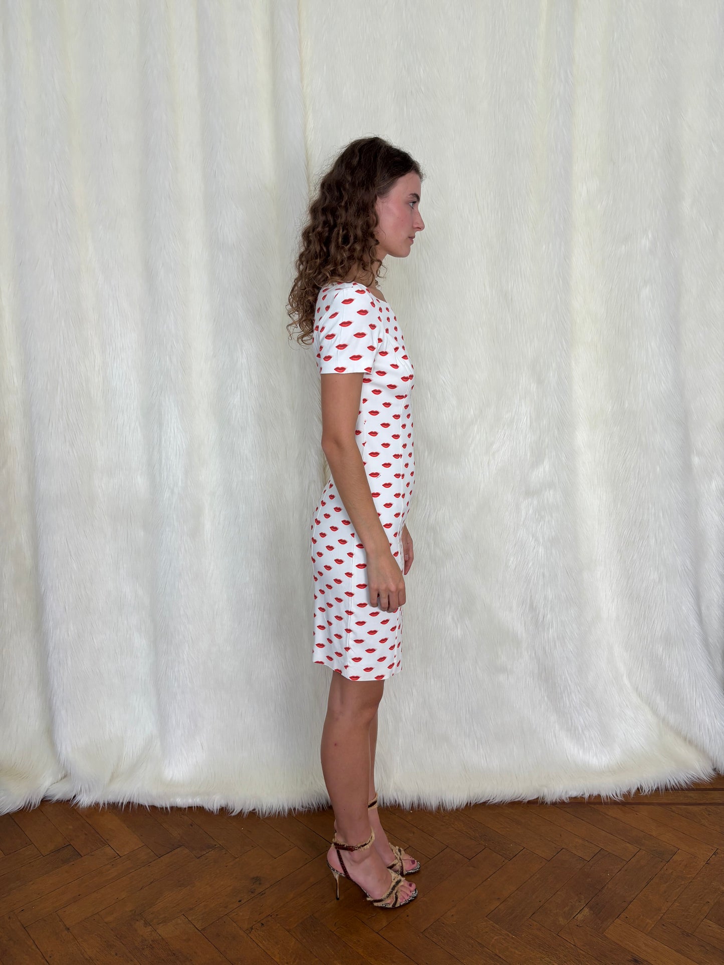 PRADA LIP PRINT DRESS