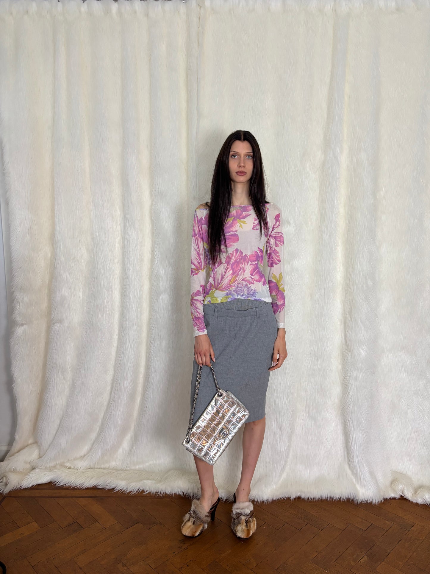 GIANFRANCO FERRE S/S2000 MESH TOP