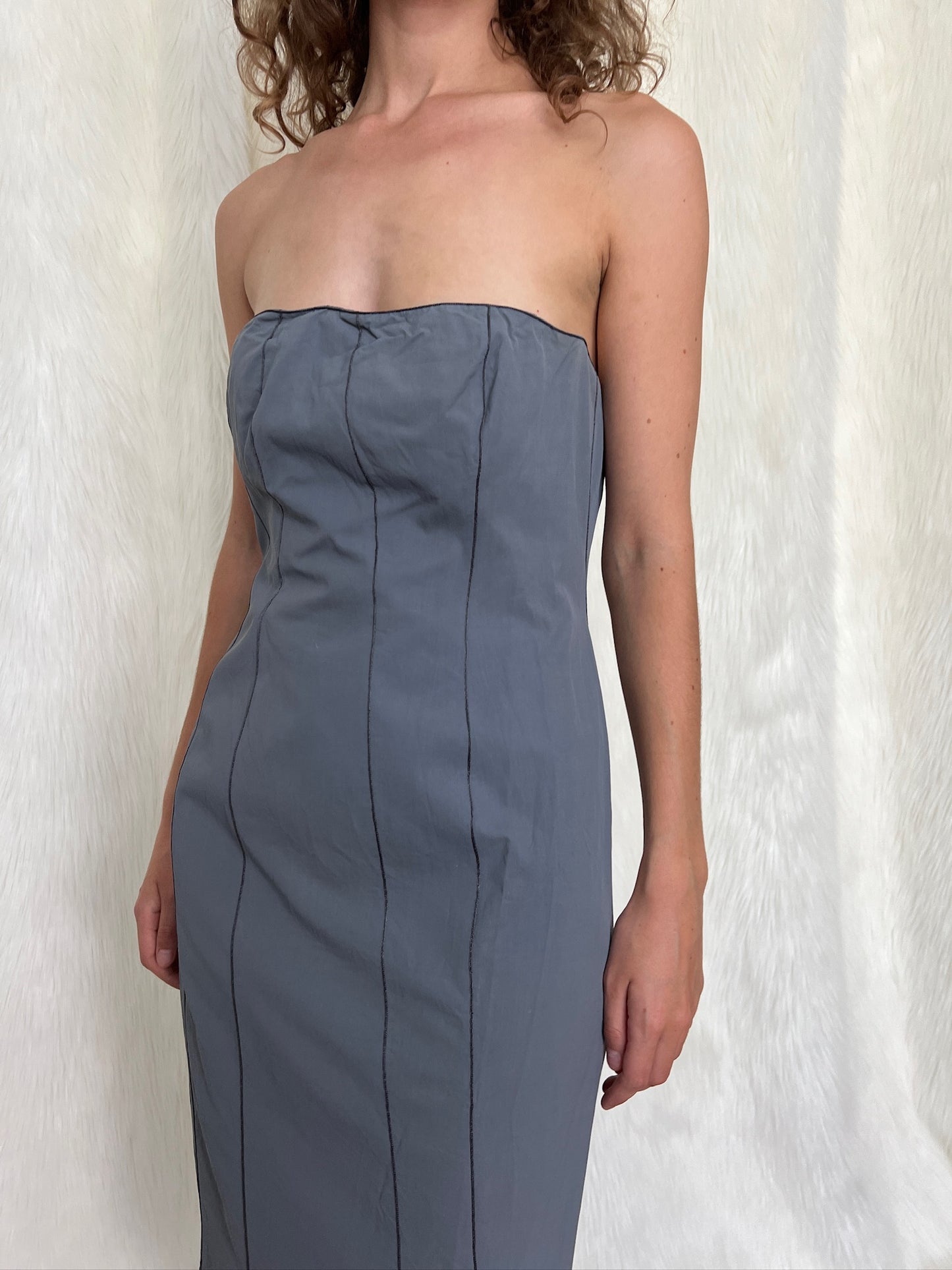 PRADA STRAPLESS DRESS