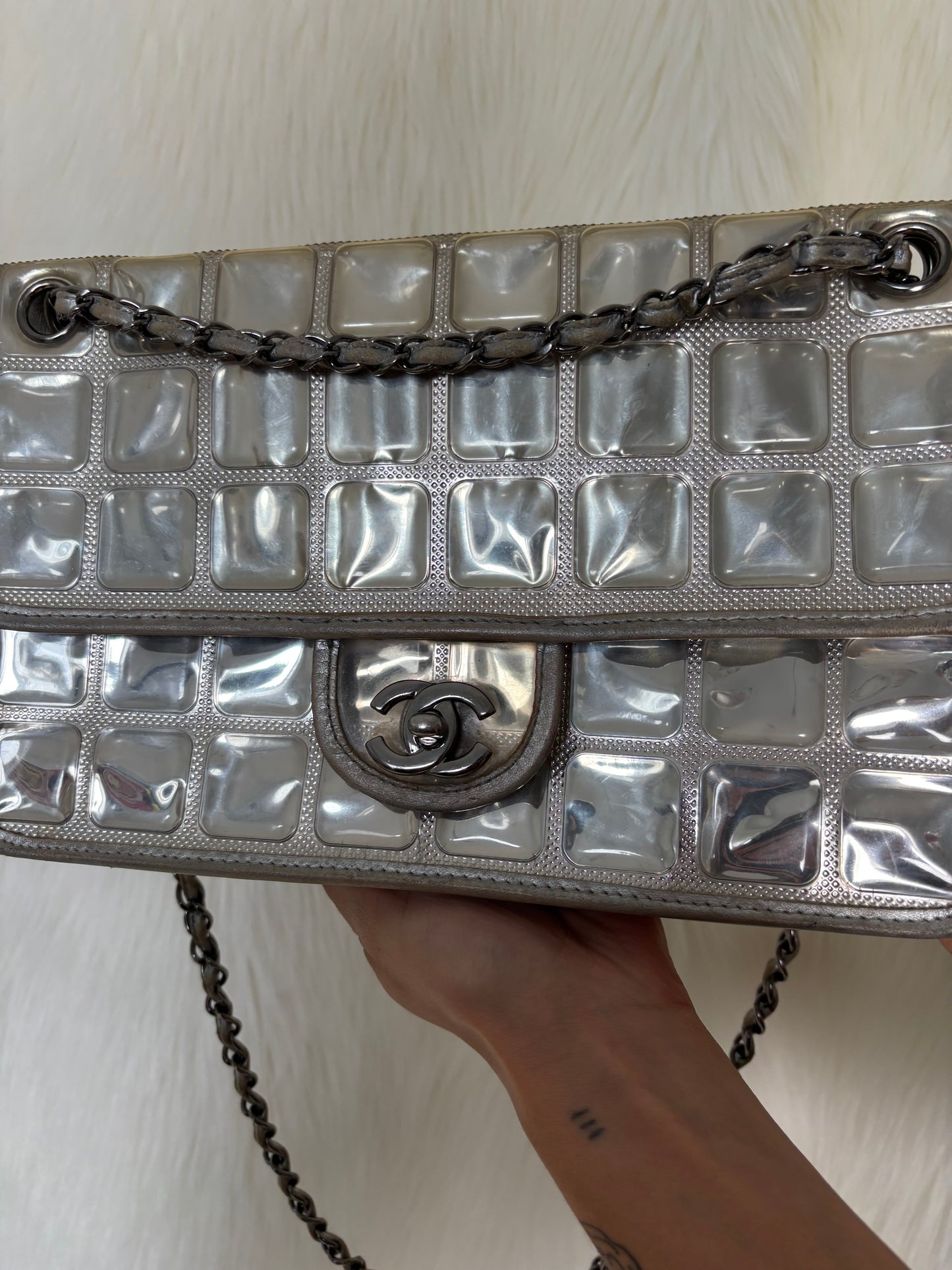 CHANEL ICE CUBE FLAP BAG