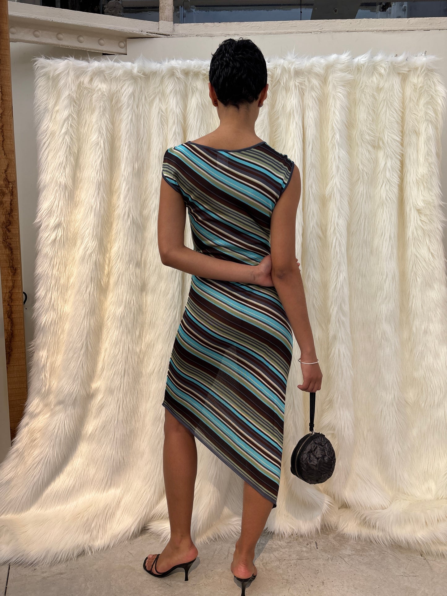 CHLOÉ F/W2000 BY STELLA ASYMMETRIC DRESS