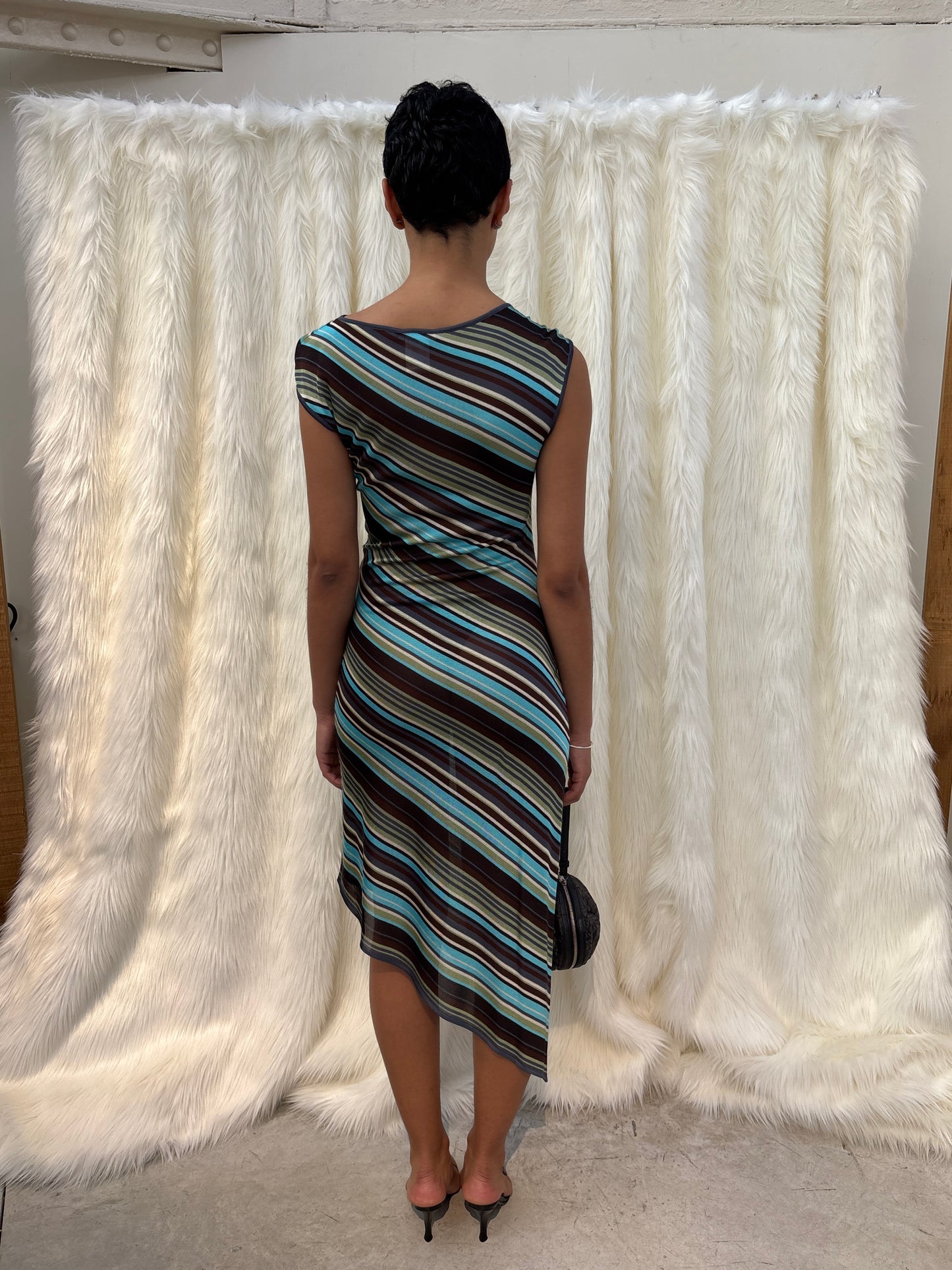 CHLOÉ F/W2000 BY STELLA ASYMMETRIC DRESS