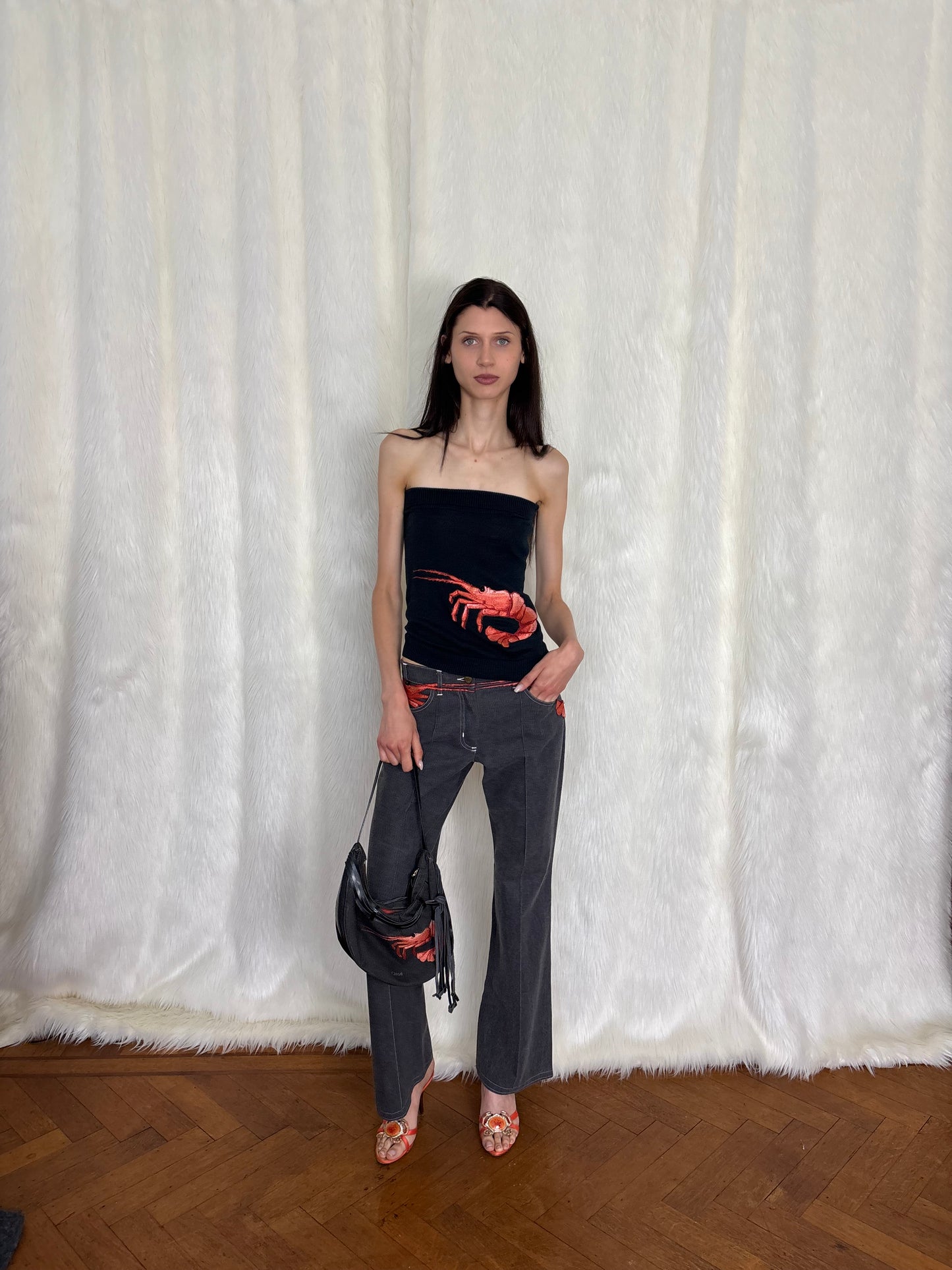 CHLOÉ 2001 SHRIMP TUBE TOP