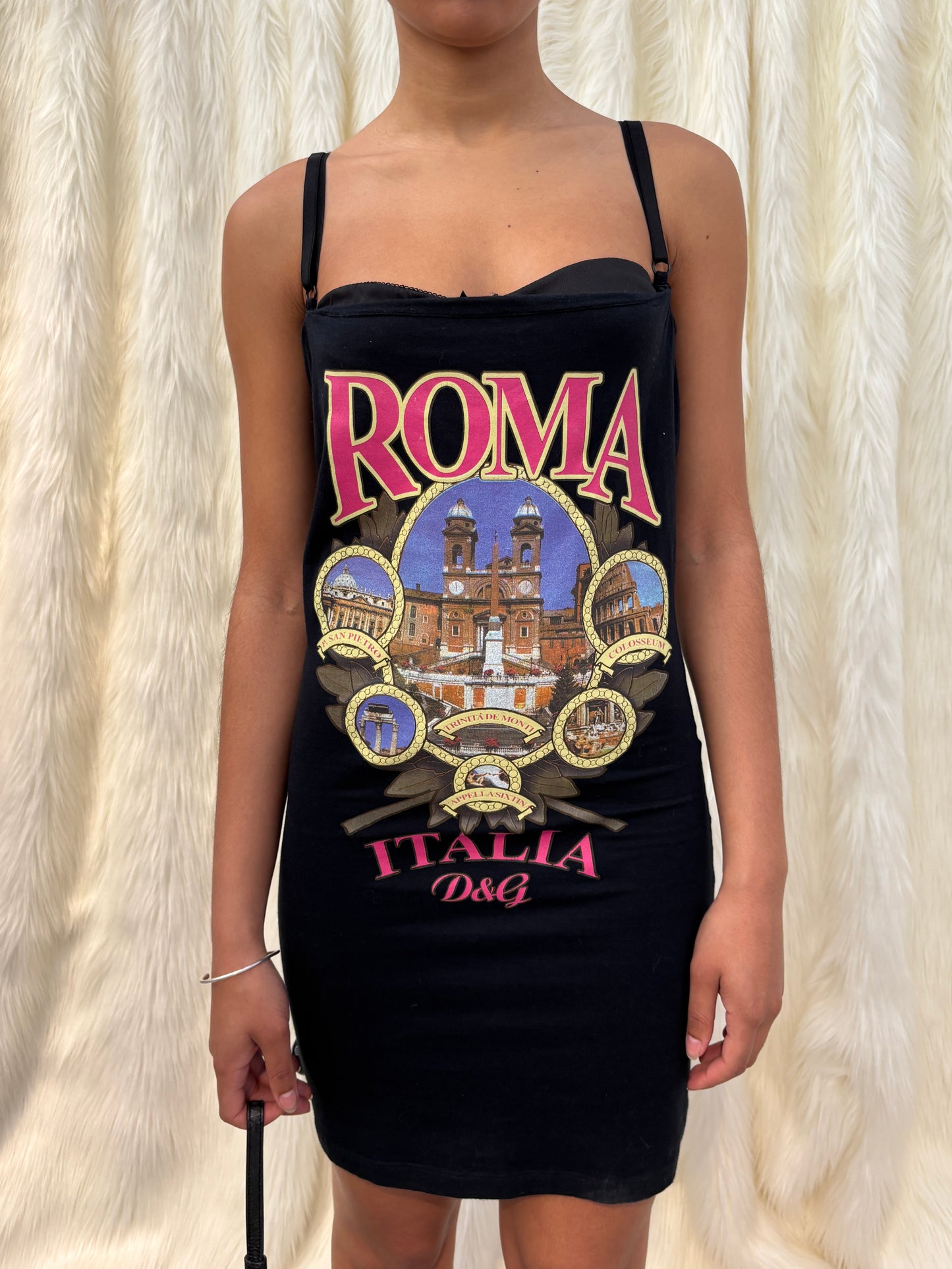 D&G S/S2003 BUILT IN BRA DRESS