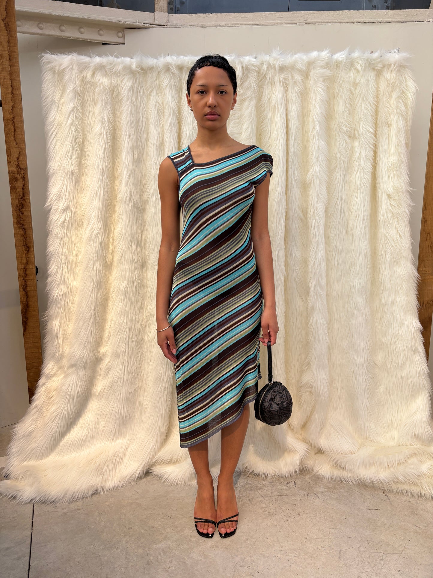 CHLOÉ F/W2000 BY STELLA ASYMMETRIC DRESS